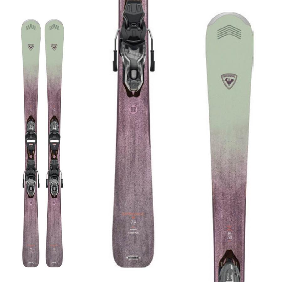 スキー板 ROSSIGNOL ロシニョール レディース 2025 EXPERIENCE W 78 CARBON XPRESS[RAMFT02]+XPRESS W 10 GW B83 Black Olive ビンディング セット 取付無料｜tanabesp｜06