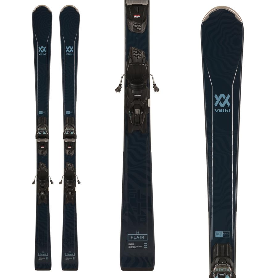 VOLKL フォルクル スキー板 レディース 2024 FLAIR 76 フレア + VOLKL フォルクル スキー板 レディース 2024 FLAIR 76 フレア +
