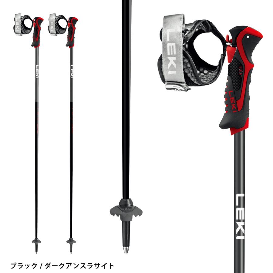 LEKI レキ スキーポール ストック メンズ レディース＜2024＞AIRFOIL 3D / 653 67951 653 67952【アルミ