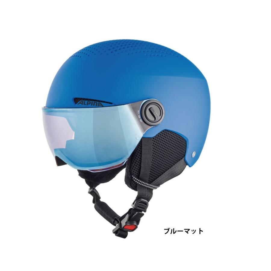 ALPINA アルピナ スキー スノーボード ヘルメットZUPO VISOR ALPINA（アルピナ） スキー ヘルメット キッズ ジュニア＜2026＞ ZUPO