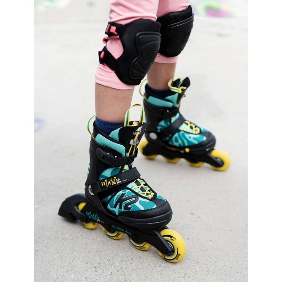 【エントリーでP最大17倍！1日23時59まで】インラインスケート キッズ ジュニア K2 ケーツー ＜2023＞ MARLEE PRO PACK【プロテクター付き】 | K2（スキー、スノーボード） | 07