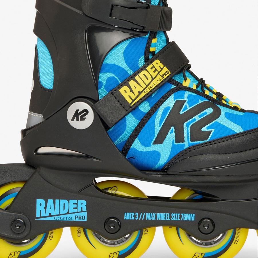 【22日限定！全品P10倍！】インラインスケート キッズ ジュニア K2 ケーツー ＜2023＞ RAIDER PRO PACK【プロテクター付き】 | K2（スキー、スノーボード） | 05