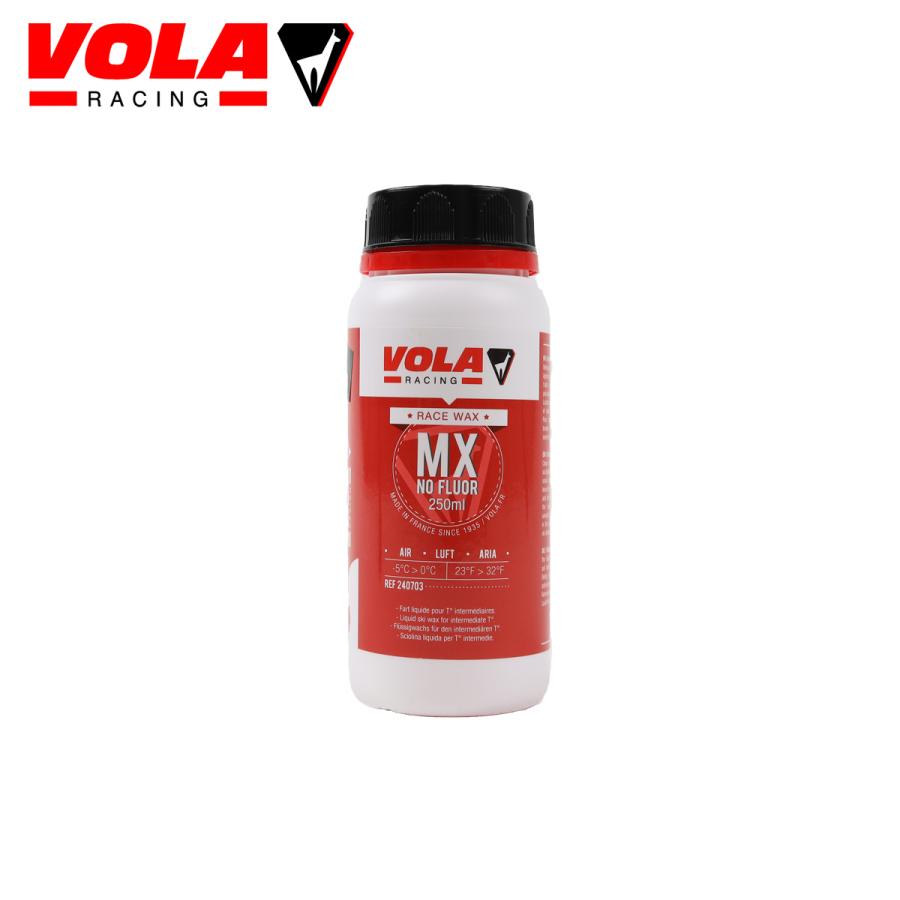VOLA ボラ リキッド ワックス MX NO FLUOR RED 250ml 液体 スキー