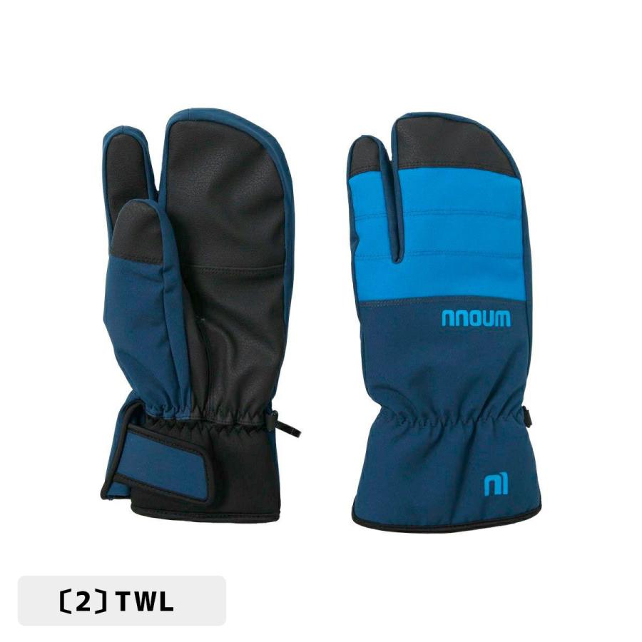 スキーグローブ スノーボード スノボ メンズ 手袋 NNOUM ノアム ミトン 3本指 3フィンガー 暖かい アウトドア 軽量 防寒 スノーグローブ 撥水 | NNOUM | 11