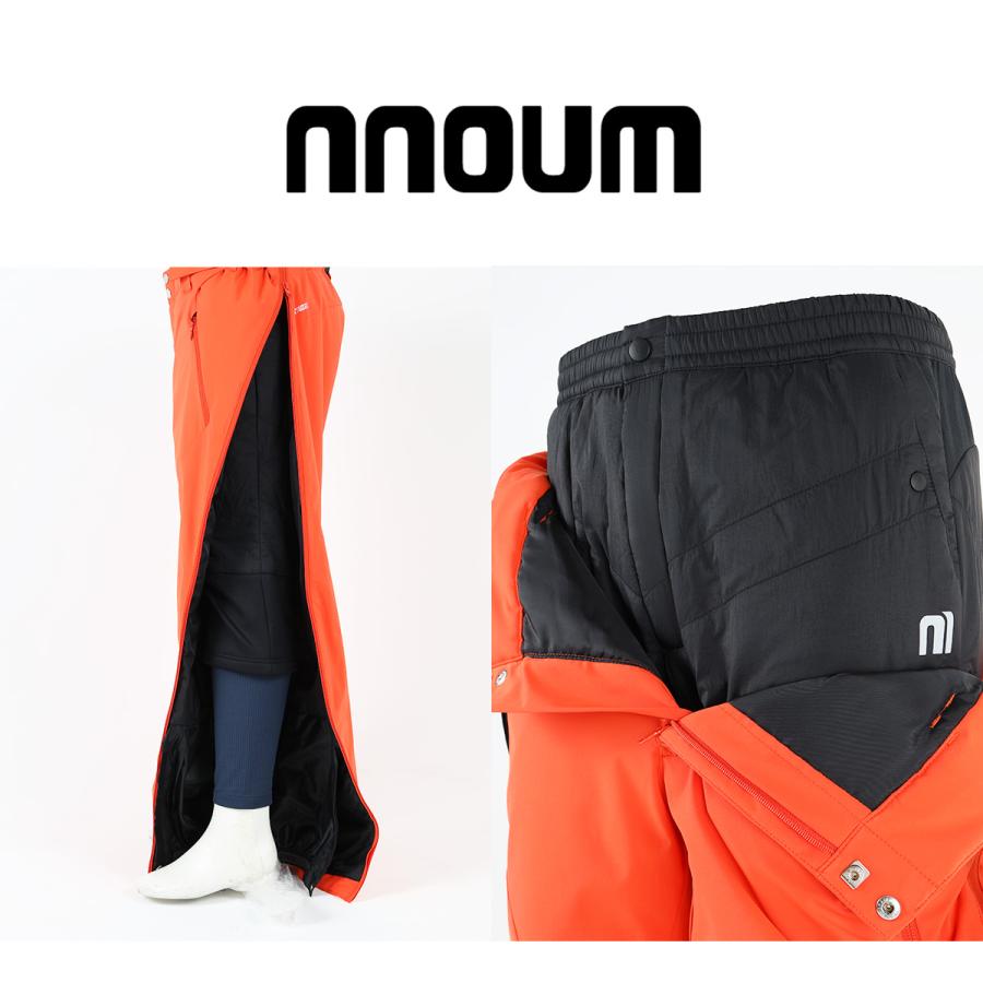 NNOUM 【全品P10倍！5日〜】スキー ファイバー ダウンパンツ ミドル