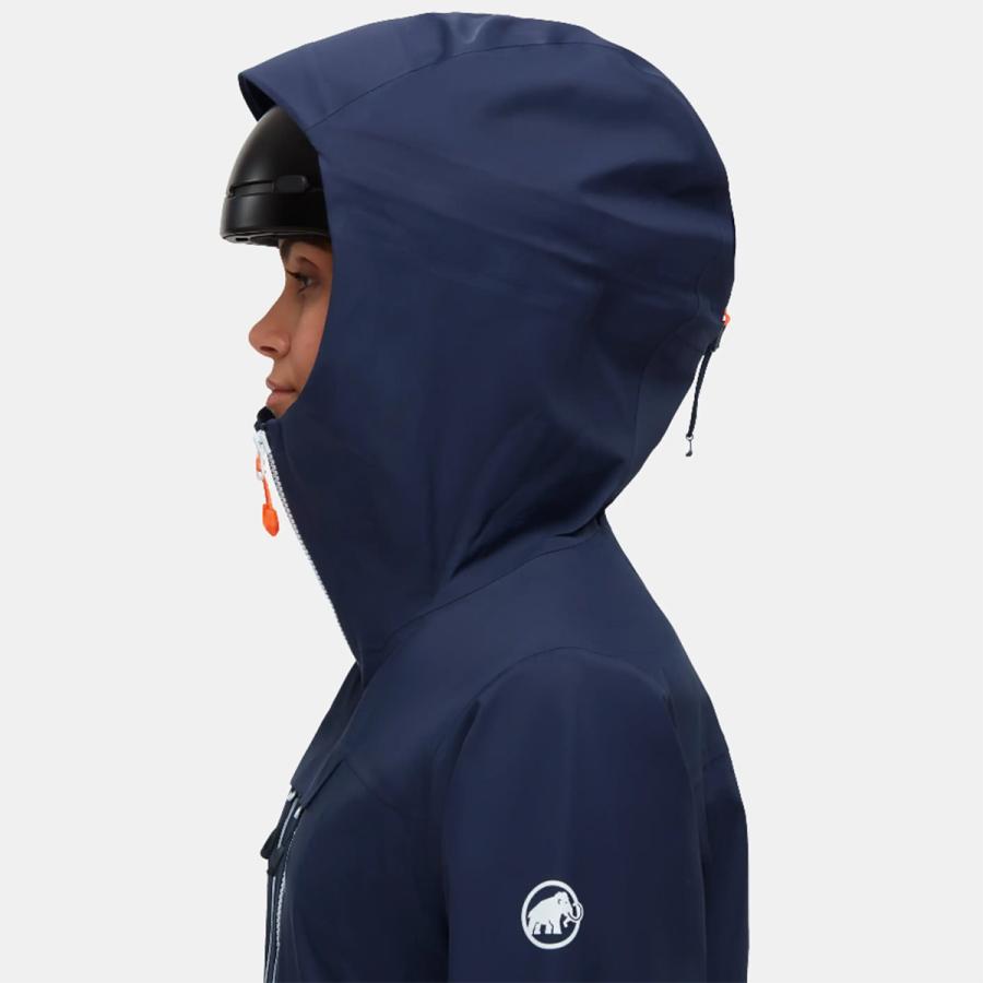 【超美品】MAMMUT ブルーグレー スキーウェア 女性用S MAMMUT スキーウェア マムート ジャケット レディース スキー