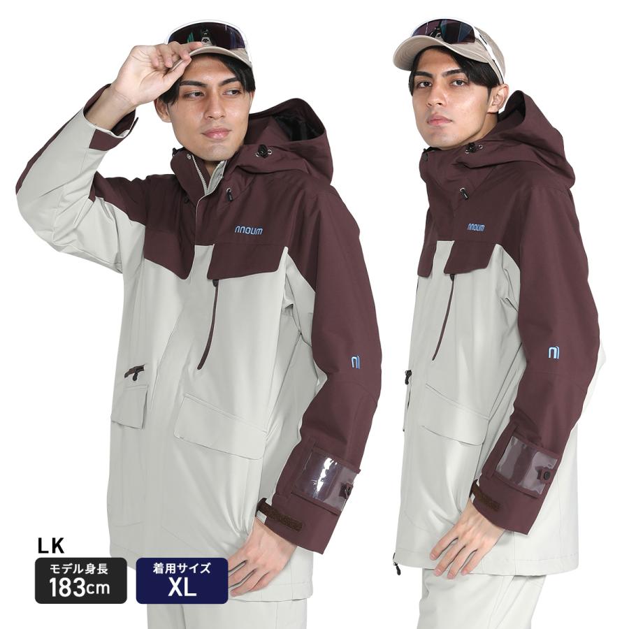 スキースノーボード　ウェア　nnoum　メンズLサイズ NNOUM スキーウェア メンズ ジャケット 単品 スノーボードウェア