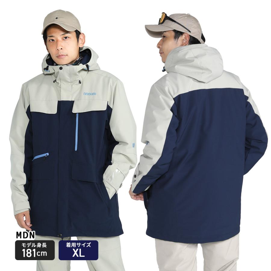 NNOUM スキーウェア メンズ ジャケット 単品 スノーボードウェア