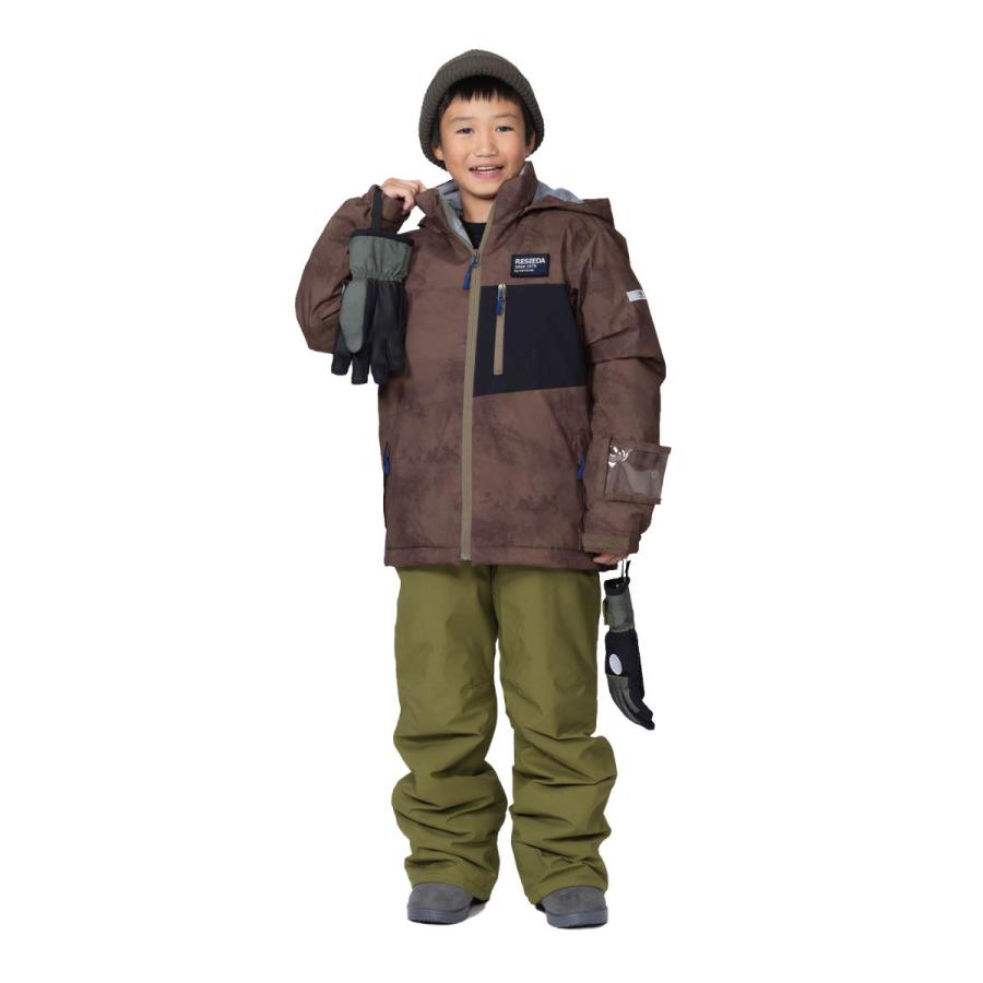RESEEDA ジュニアスーツ 調節可能 上下セット 150サイズ スノーウェア RESEEDA（レセーダ） スキーウェア キッズ スノーウェア ジュニア 上下