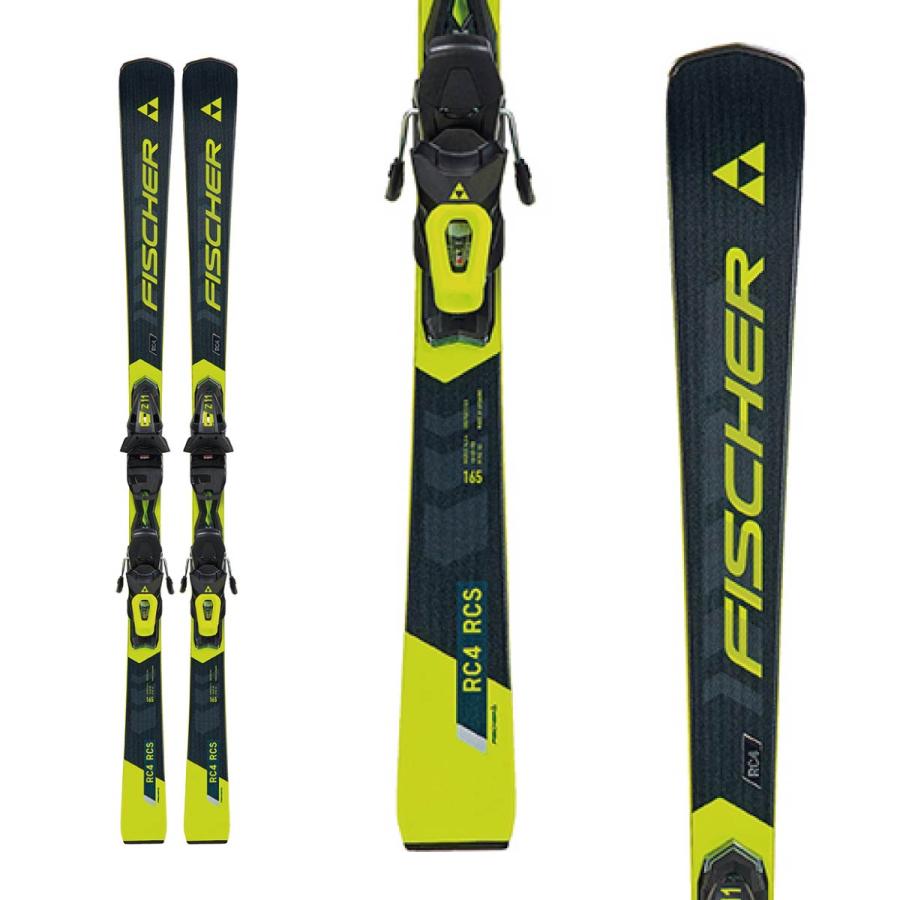 フィッシャー RC4 gs プレート、ビンディング付き Fisher - フィッシャー FISCHER WORLDCUP RC4 GS 155cm センター63mm