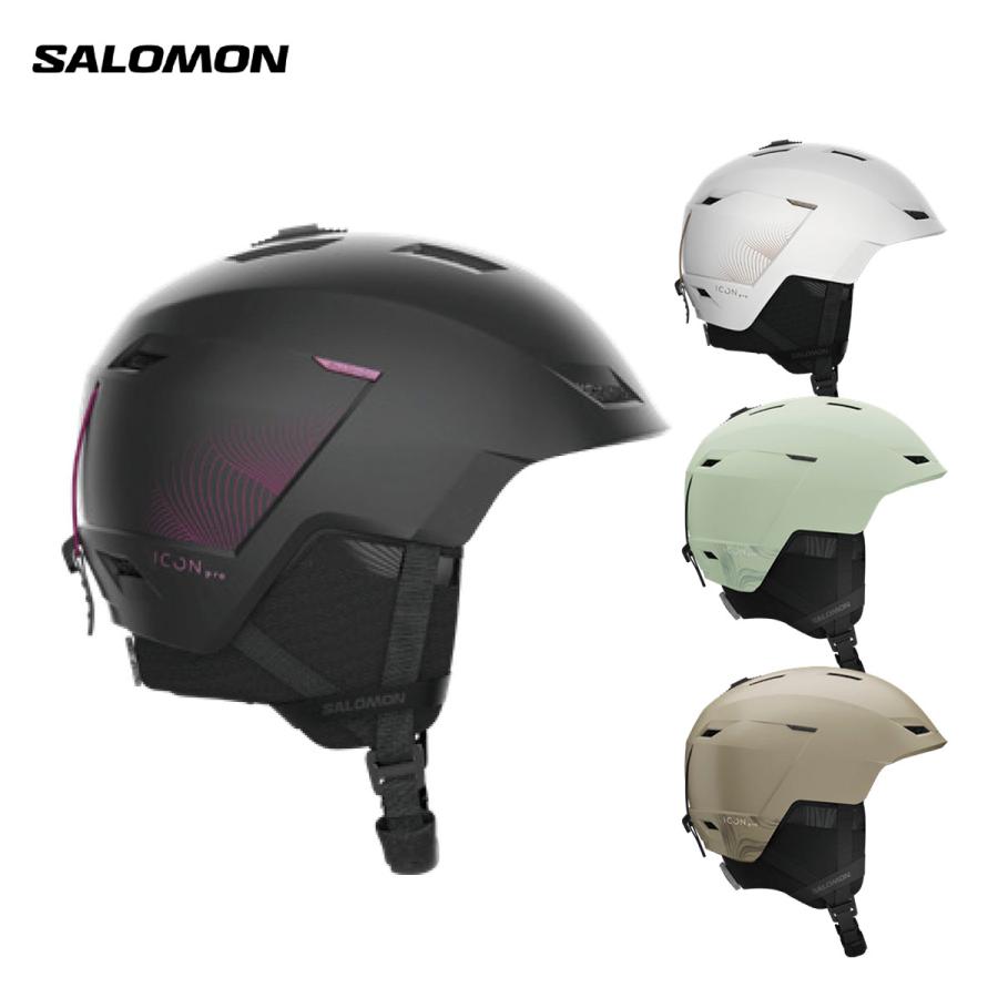 ICON LT VISOR SIGMA 女性用ヘルメット Mサイズ SALOMON（サロモン） スキーヘルメット レディース ＜2025＞ ICON LT