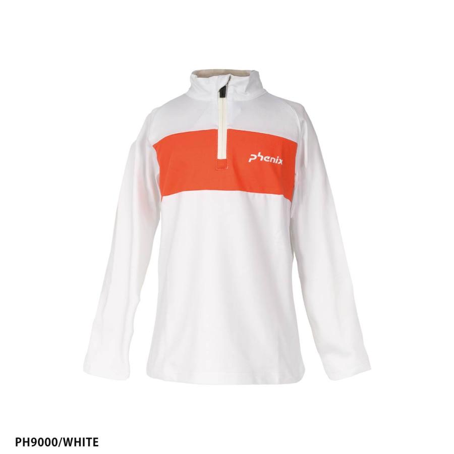 【1/1限定！全品P10倍！】フェニックス スキーウェア PHENIX アンダーシャツ キッズ ジュニア ＜2025＞ESG24LS90 / Front Line Junior 1/2 Zip Tee | フェニックス（スポーツ） | 07