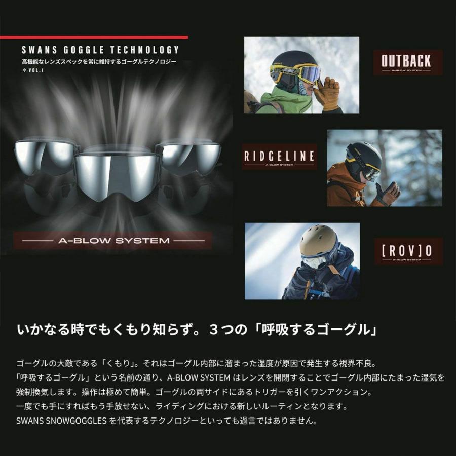 SWANS（スワンズ） スキーゴーグル ゴーグル スキー メンズ レディース