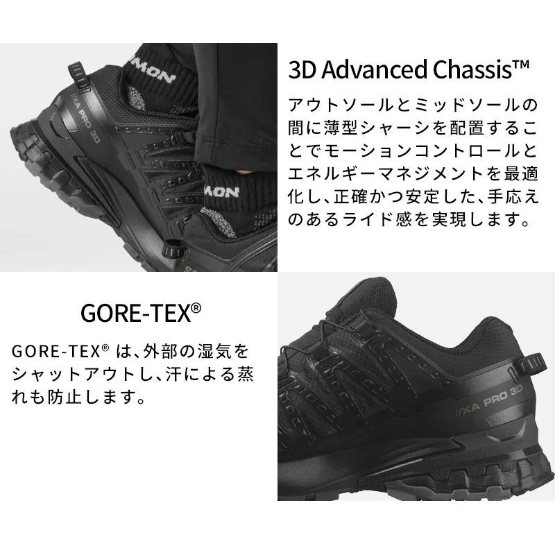 【5日限定！全品P10倍！】SALOMON サロモン スニーカー スポーツシューズ ランニングシューズ レディース ＜2025＞ XA PRO 3D V9 GTX W | SALOMON | 12