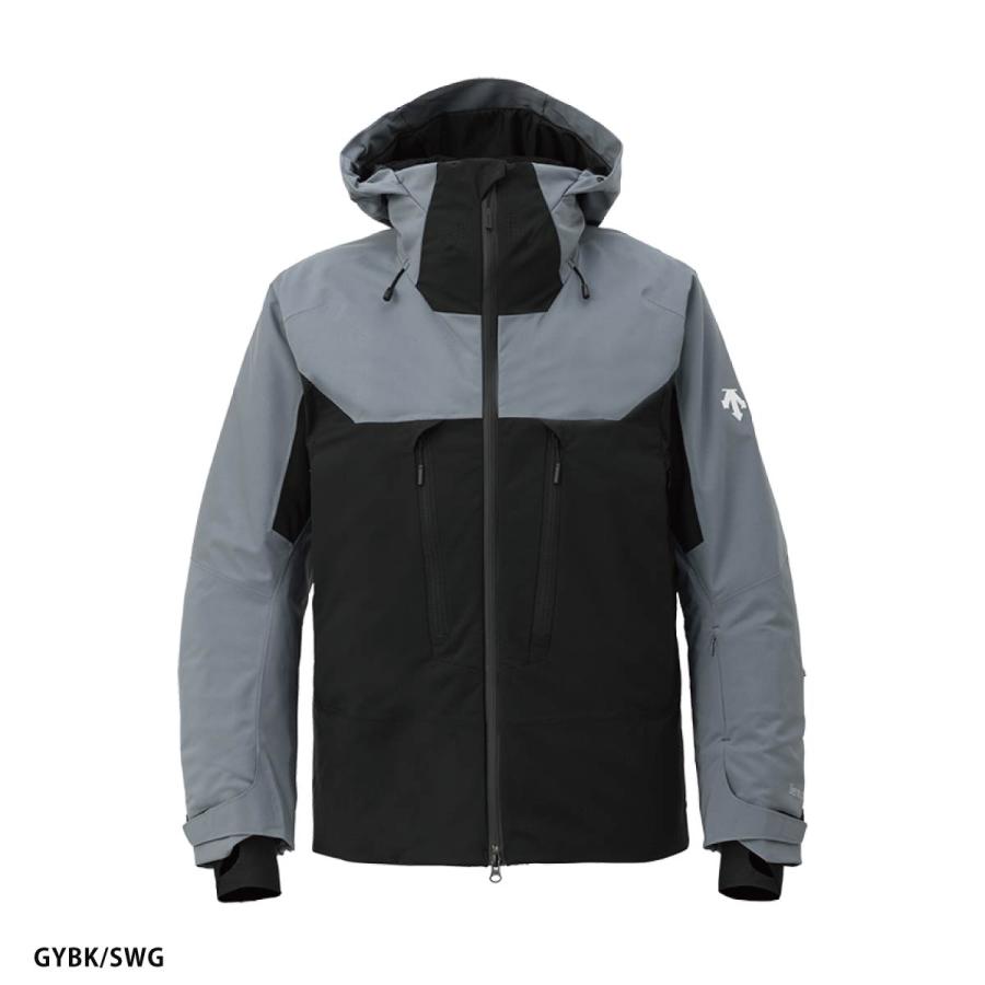 デサント　DERMIZAX スキーウェア フード付き 黒/茶色 デサントDERMIZAX スキーウェア フード付き 黒/茶色