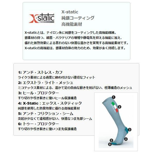 MICO SOCKS 〔ミコ ソックス スキー靴下〕 1640 X-RACE Extra-LIGHT〔極薄〕/ ブラック〔BLACK〕｜tanabesp｜03