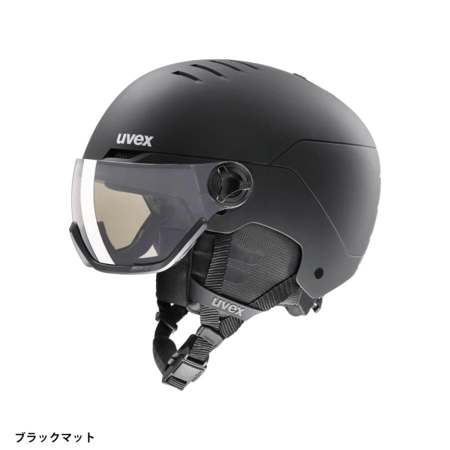 uvex ウベックス　wanted visor ヘルメット　マットブラック UVEX（ウベックス） 【エントリーでP最大17倍！19日〜】UVEX スキー
