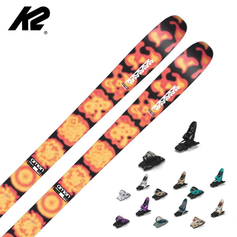 24-25モデル K2 Omen 85 (169cm) ビンディング付 K2 ケーツー スキー板 メンズ レディース＜2025＞OMEN 85 + SQUIRE 11
