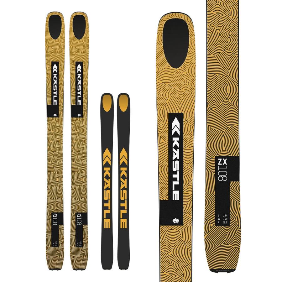 KASTLE ケスレー スキー板 メンズ レディース ＜2025＞ ZX 108 + SQUIRE 11【金具付き・取付送料無料】 | ブランド登録なし | 08