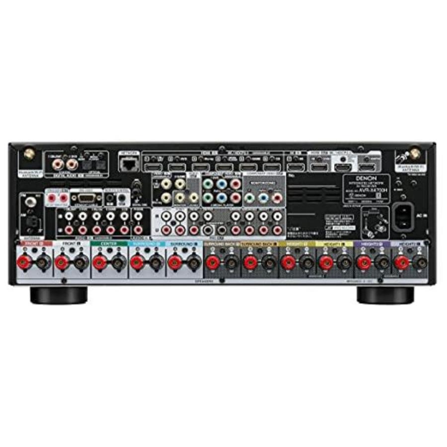 【2026年1月8日以降の発送予定】 デノン Denon AVR-X4700H 8K Ultra HD I MAX Enhanced 、 Auro 3D 対応9 .2ch プレミアム AV サラウンドレシーバー/ブラック AVR-X4700HK 【AAA2450868752】(88920円)
