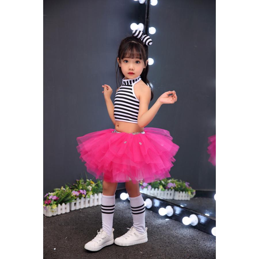 85 以上節約 女の子 ダンス 可愛い 子供 チア チアガール 衣装 セットアップ キッズ 黒 ジャズダンス チュチュスカート ダンス衣装 ボーダー柄 発表会 ユニフォーム Materialworldblog Com