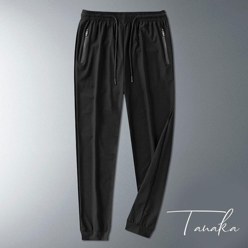 ジョガーパンツ 接触冷感 激安 黒 イージーパンツ 2type メンズ ストレッチ チノパン 夏 無地 吸汗速乾 ドライ 通気性 メッシュ 涼しい 肌触り 超人気新品