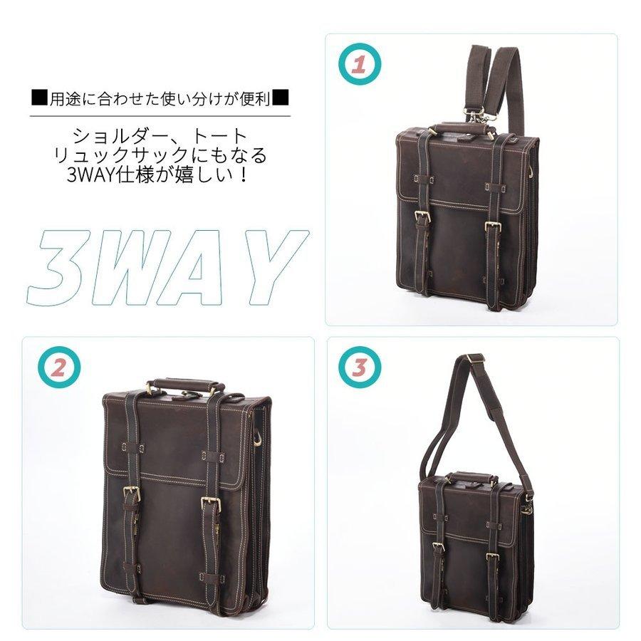 新品本物 3wayバッグ 本革 リュックサック トートバッグ ショルダーバッグ レディース メンズ 男女兼用 ユニセックス 鞄 カバン ヴィンテージ調 レトロ調 肌触りがいい Janusmaister Com