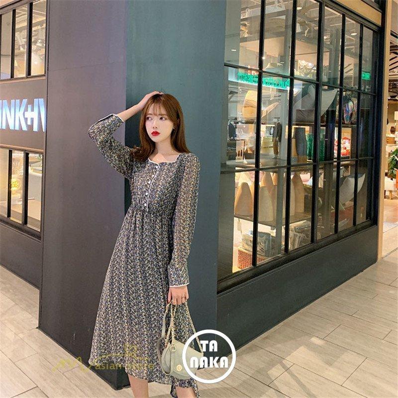 ワンピース チュニック レディース 韓国ファッション Aライン シフォンワンピース アウター 作 部屋着 体型カバー シンプル きれいめ 通勤通学 カジュアル 経典ブランド