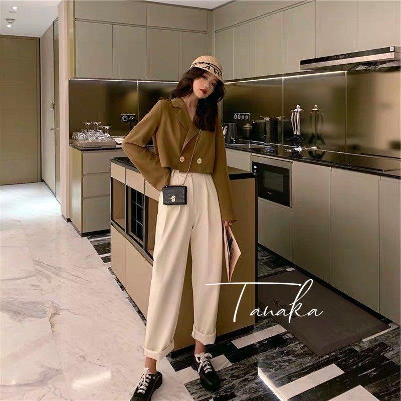 先着予約 セットアップ 上下セット ジャケット ロングパンツ デーパード トップス ボトムス レディース ファッション ハイウエスト 長袖 純正特販 Www Superavila Com