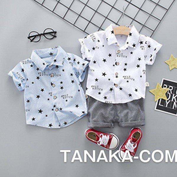 送料無料 トップス セットアップ ベビー 男の子 シャツ パンツ 星柄 カジュアル 赤ちゃん 子供服 子供 キッズ 個性 かっこいい ファッション 着心地良い 80 90 100 110cm Www Threeriversofs Com