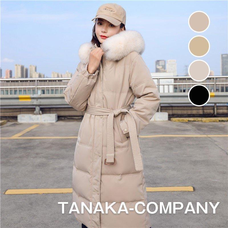 ネット正規店 ダウンコート ダウンジャケット レディース ロング丈 中綿コート ダウン ベルト付き フード付き 冬服 厚手 防寒着 暖かい カジュアル オシャレ 大きい 通勤 特売割30 Www Superavila Com