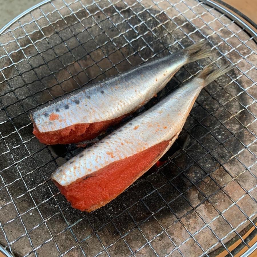 父の日 国産 福岡で手作り いわし明太子 5尾 御中元 父の日 魚介類  いわし イワシ明太子 鰯明太 イワシ おつまみ 焼き魚  魚 ギフト 高級 明太子 お歳暮｜tanakafoodsfukuoka｜04