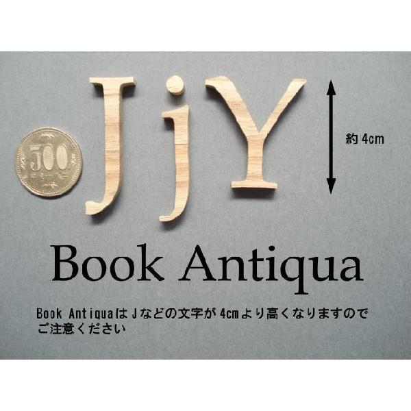 木製切文字アルファベット(英字) 栗4cmの木の文字 : 手づくり屋