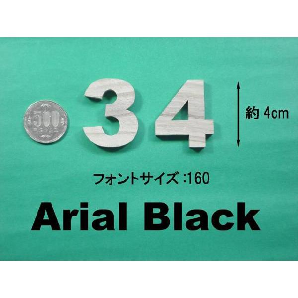 木製切文字 数字 栗4cmの木の文字 : 手づくり屋たなかほるつんヤフー店
