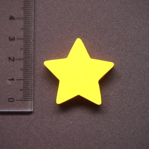 星形 MDFボード製デザインプレート3cm star01 : 手づくり屋たなかほる