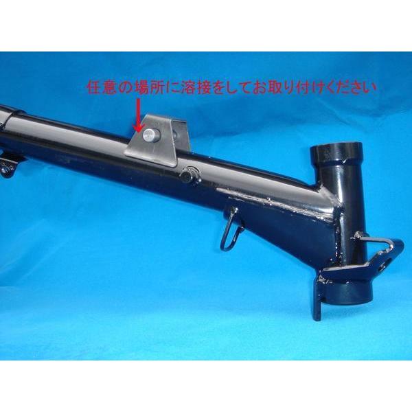 モンキー 12cmロングスチールフレームブラック [Y197]【法人