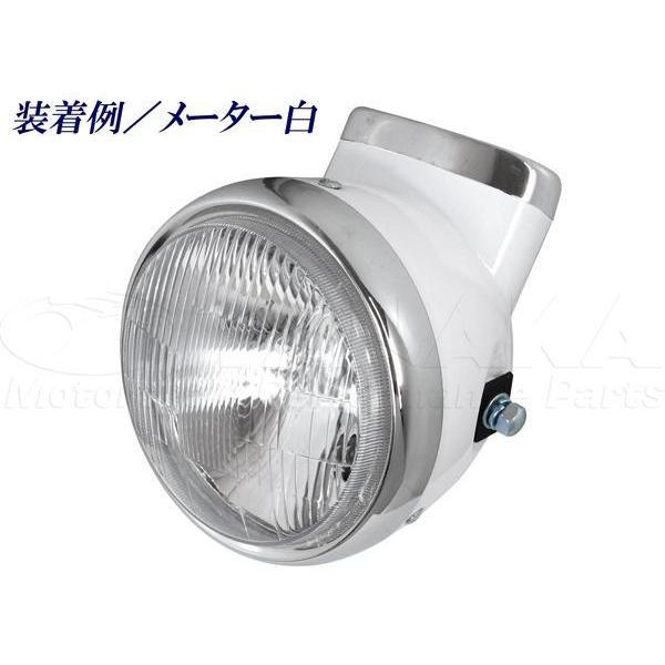ダックス(dax)・シャリータイプ ヘッドライト白＆ホワイトフェイスパネル140kmメーターセット [Y355-353] 田中商会