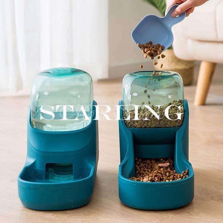 選べる4色!ペット用 自動 給餌器 給水器 自動給水器 猫 犬 水飲み器 食器 自動餌やり機 ペット 給餌器 自動補水 ペットグッズ 便利|tanakashoutenstore|03