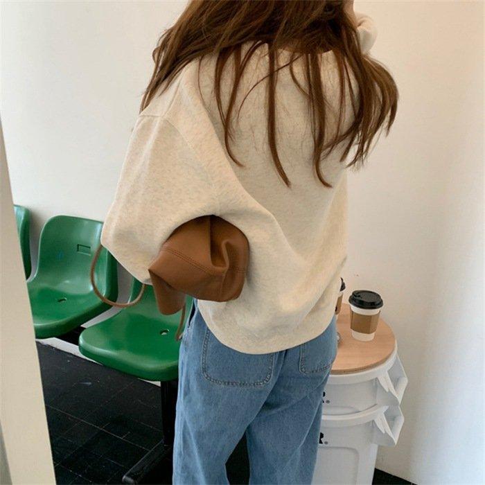 トレーナー レディース Tシャツ トップス スウェット 長袖 刺繍 カジュアル インナー 秋冬 裹起毛 シンプル カジュアル 大人|tanakashoutenstore|09