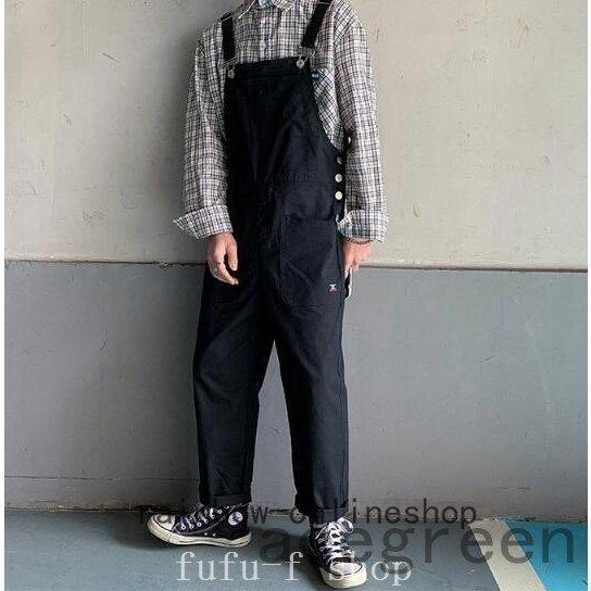 メンズサロペットオーバーオールオールインワンつなぎサスペンダーズボンペインター作業服デニムパンツ色とサイズ選択可|tanakashoutenstore|08