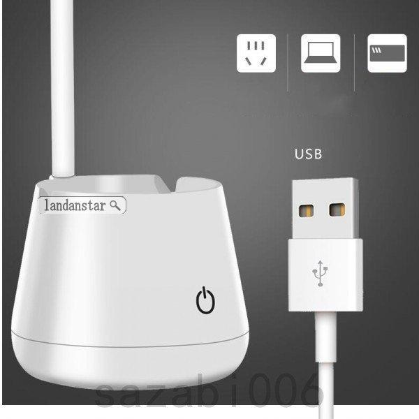 デスクライト LEDライト 携帯スタンド 子供 コードレス 充電可 目に優しい 調色 調光 北欧 USB 明るい コンセント スタンド 学習机 卓上|tanakashoutenstore|08