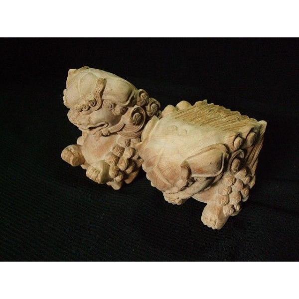 獅子鼻】 社寺仏閣、山車 木鼻彫刻 4寸（1組） : 田中ソウケン