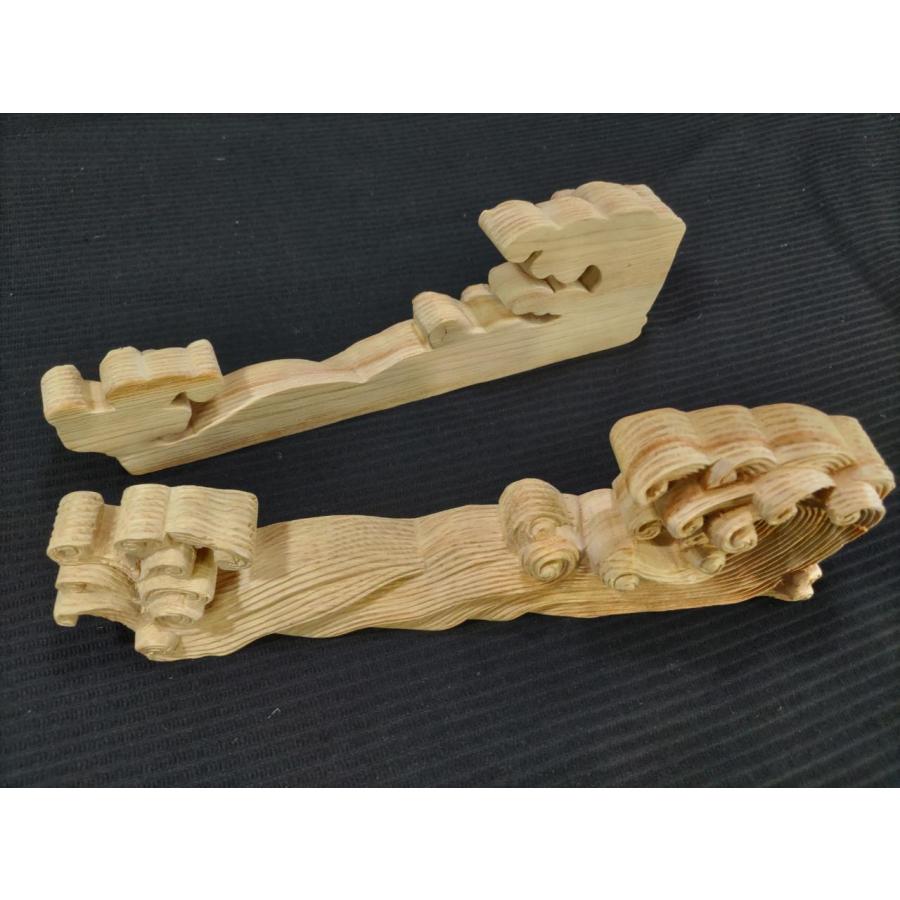 波】長さ30cm(高さ9cm)社寺仏閣、山車 だんじり彫刻 在庫 波】長さ30cm(高さ9cm)社寺仏閣、山車 だんじり彫刻 在庫
