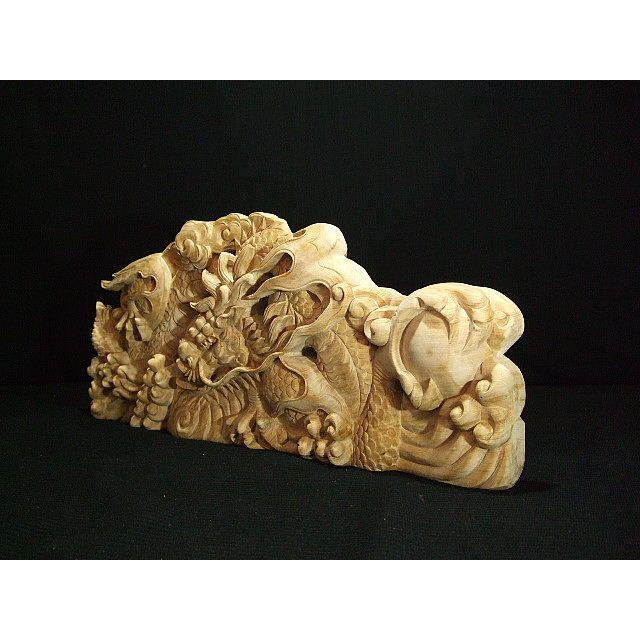 玉龍】 山車、だんじり、蟇股彫刻 60cm 彫刻欄間の高原銘木店