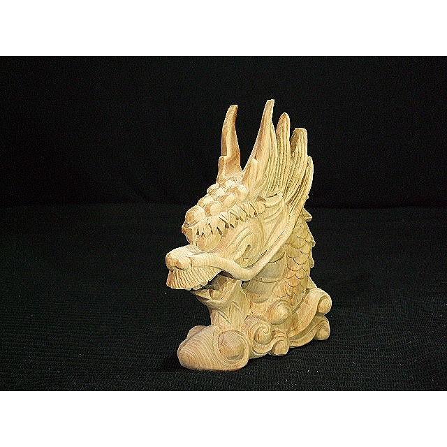 【龍頭】　山車、神殿、神棚、神輿彫刻　高さ17ｃｍ_1