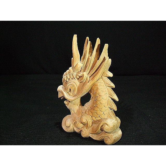 龍頭】 山車、神殿、神棚、神輿彫刻 高さ17cm : 田中ソウケン - 通販