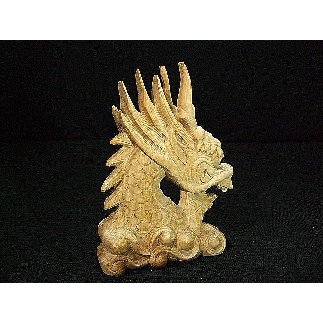 【龍頭】　山車、神殿、神棚、神輿彫刻　高さ17ｃｍ_4