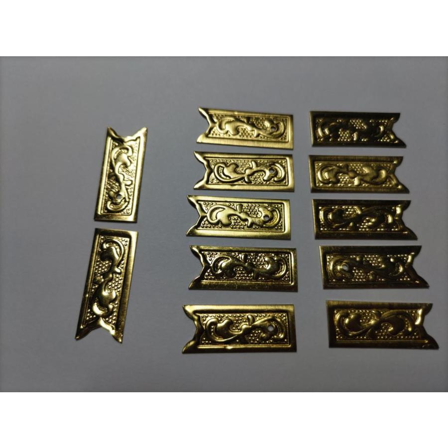 ☆特別！☆26mmx 20枚【唐草真鍮金具】 神輿、山車、祭り、飾り真鍮