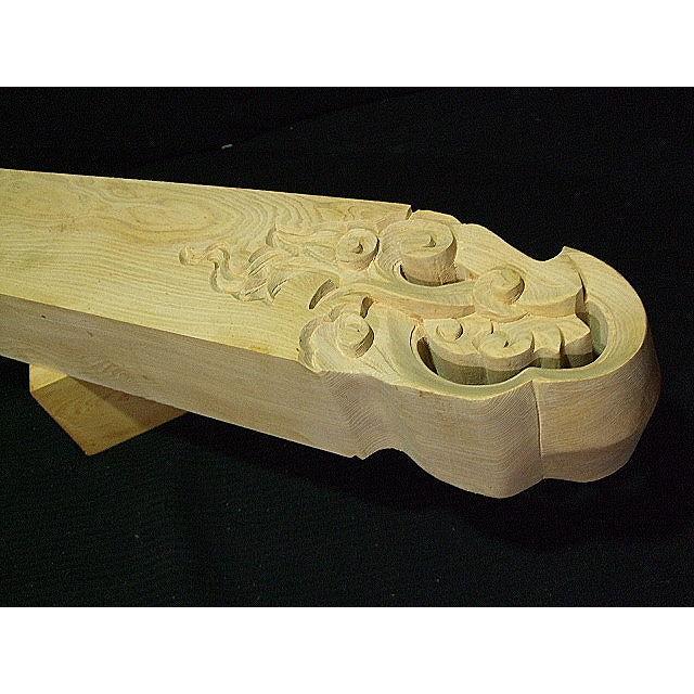 ★☆柏木【昇り龍柱】社寺仏閣、山車、神輿柱彫刻　高さ27ｃｍ 柏木【昇り龍柱】社寺仏閣、山車、神輿柱彫刻 高さ27cm