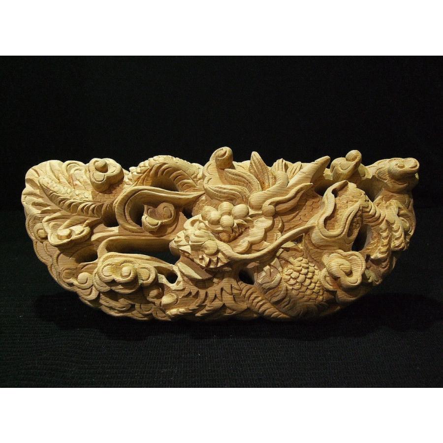 唐破風 【龍】 幅60cm 懸魚彫刻 送料無料！ : 田中ソウケン - 通販